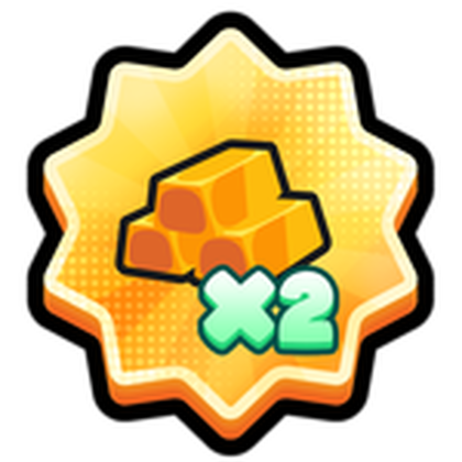 Double Gold gamepass icon